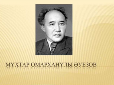 125th anniversary of the birth of Mukhtar Auezov