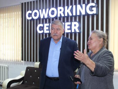 A “Coworking” center has opened in the library of the Central Asian Innovation University.